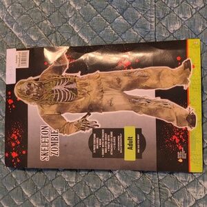 Skeleton Zombie Costume for Adults